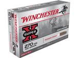 Winchester SuperX Ammunition 270 Winchester 130 Grain PowerPoint, 20 Rounds/Box X2705 | 12089